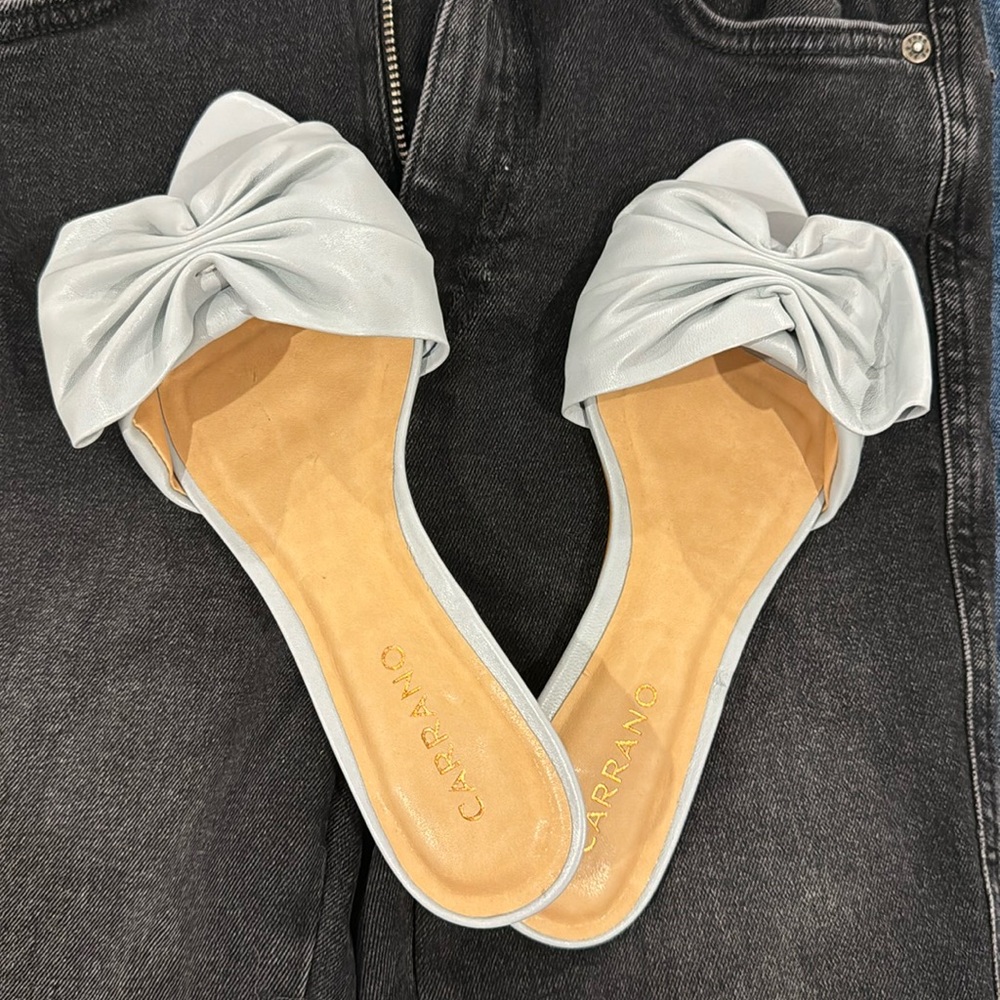 NWOT Anthro Bow flats